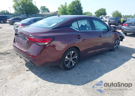 2021 Nissan Sentra Sv Xtronic Cvt z USA, uszkodzony, nr VIN 3N1AB8CV1MY277940